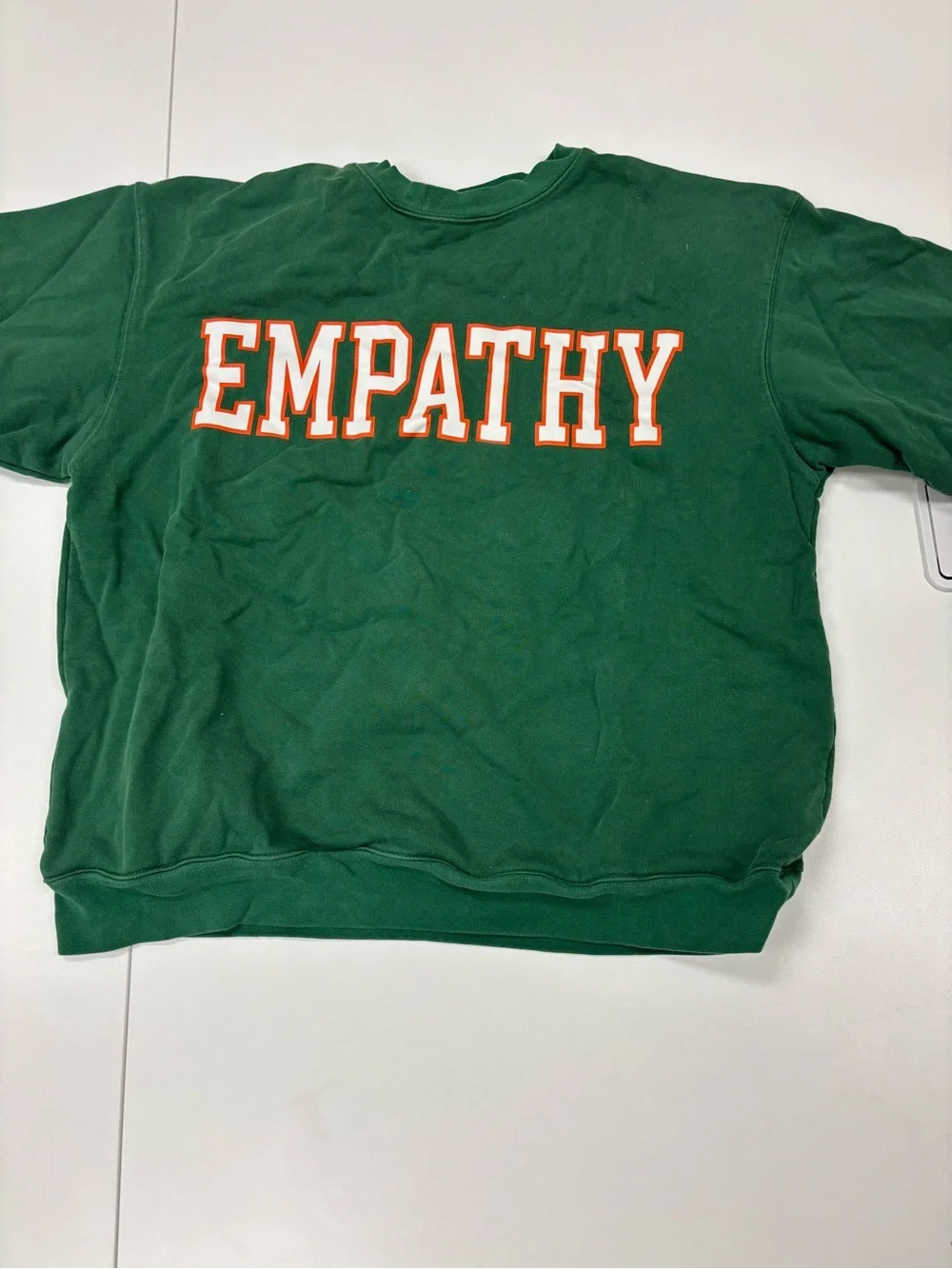 Empathy Graphic Crewneck Sweatshirt - Green - Picture 1 of 2